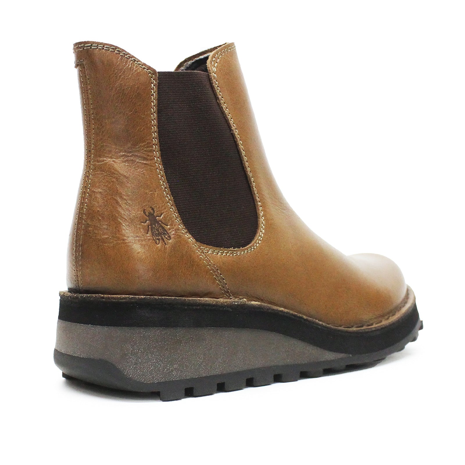 Fly London HUUD148FLY Rug Leather Womens Boots#color_camel