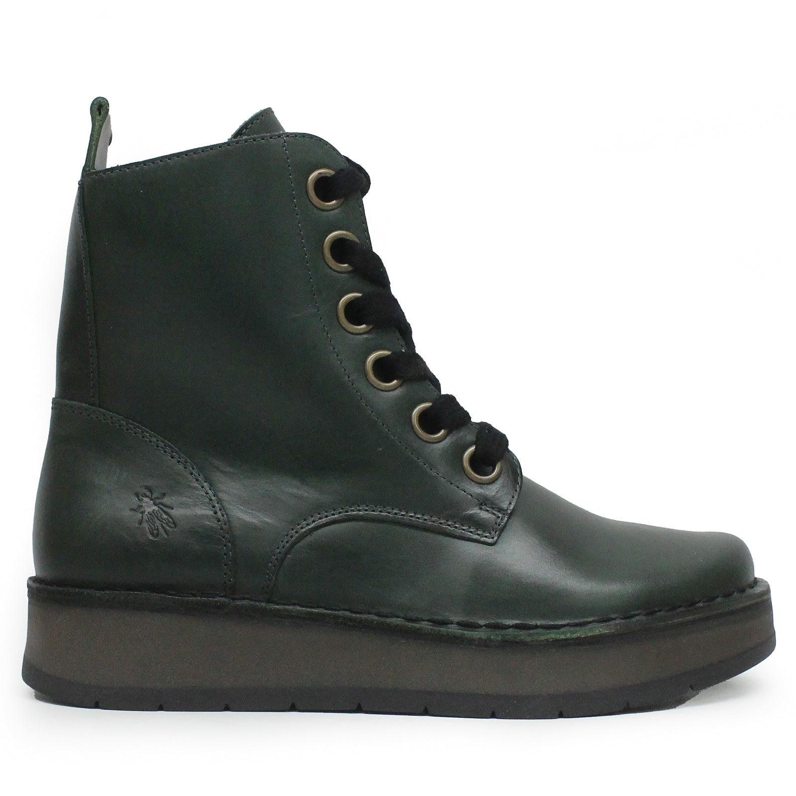 Fly London REIG201FLY Rug Leather Womens Boots#color_petrol