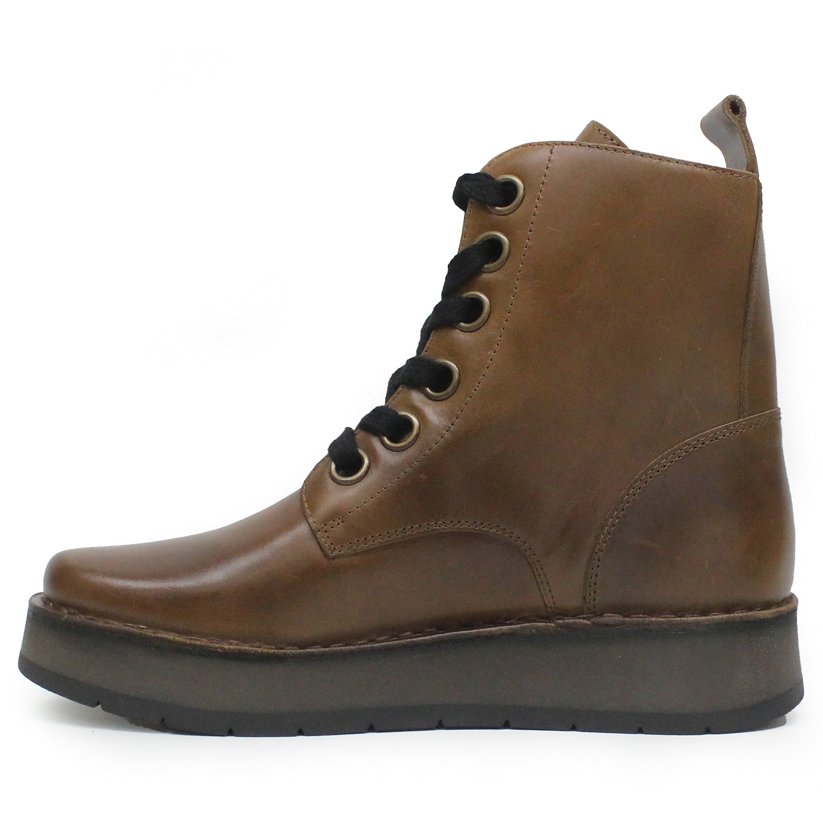 Fly London REIG201FLY Rug Leather Womens Boots#color_camel