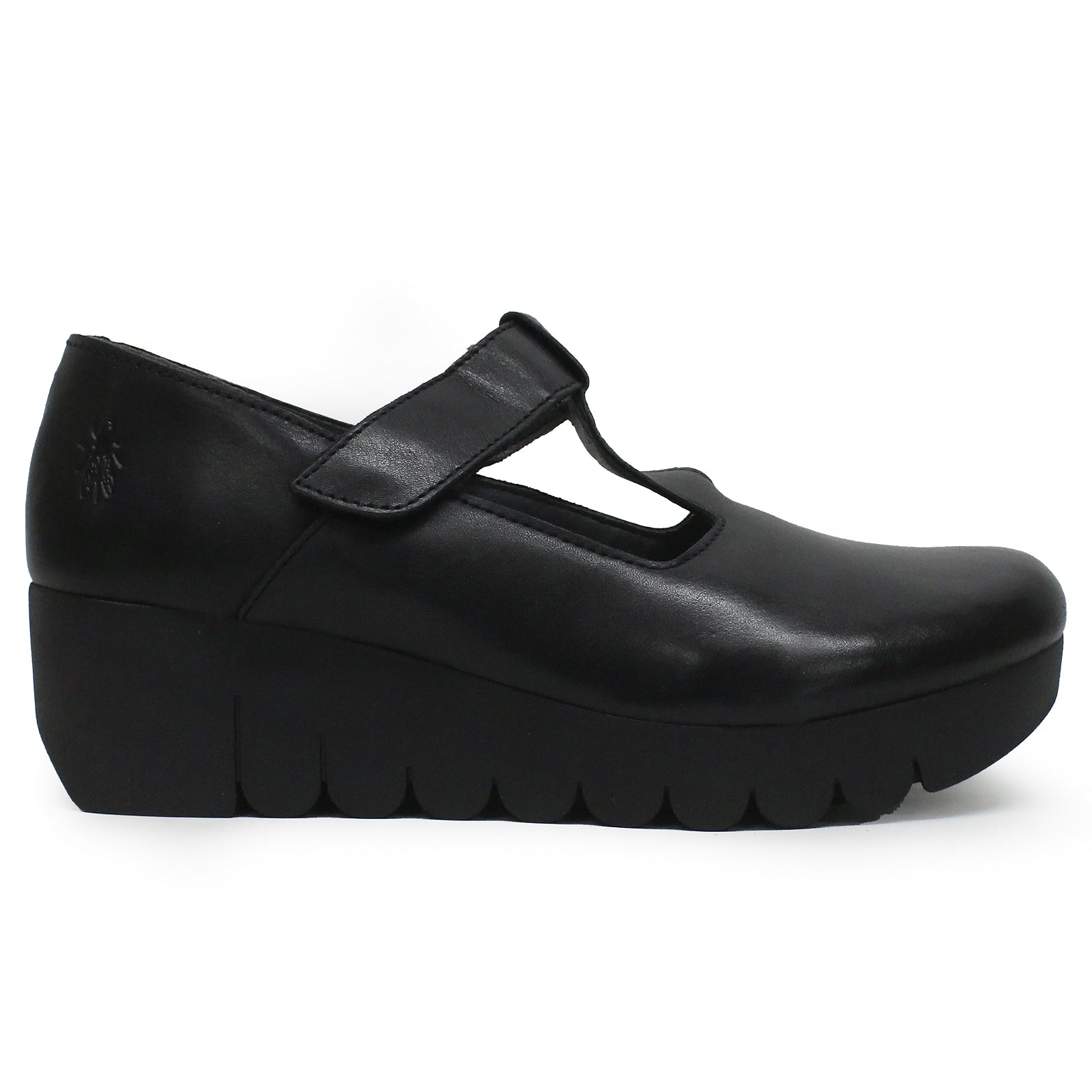 Fly London VEKA339FLY Burn Leather Womens Shoes#color_black
