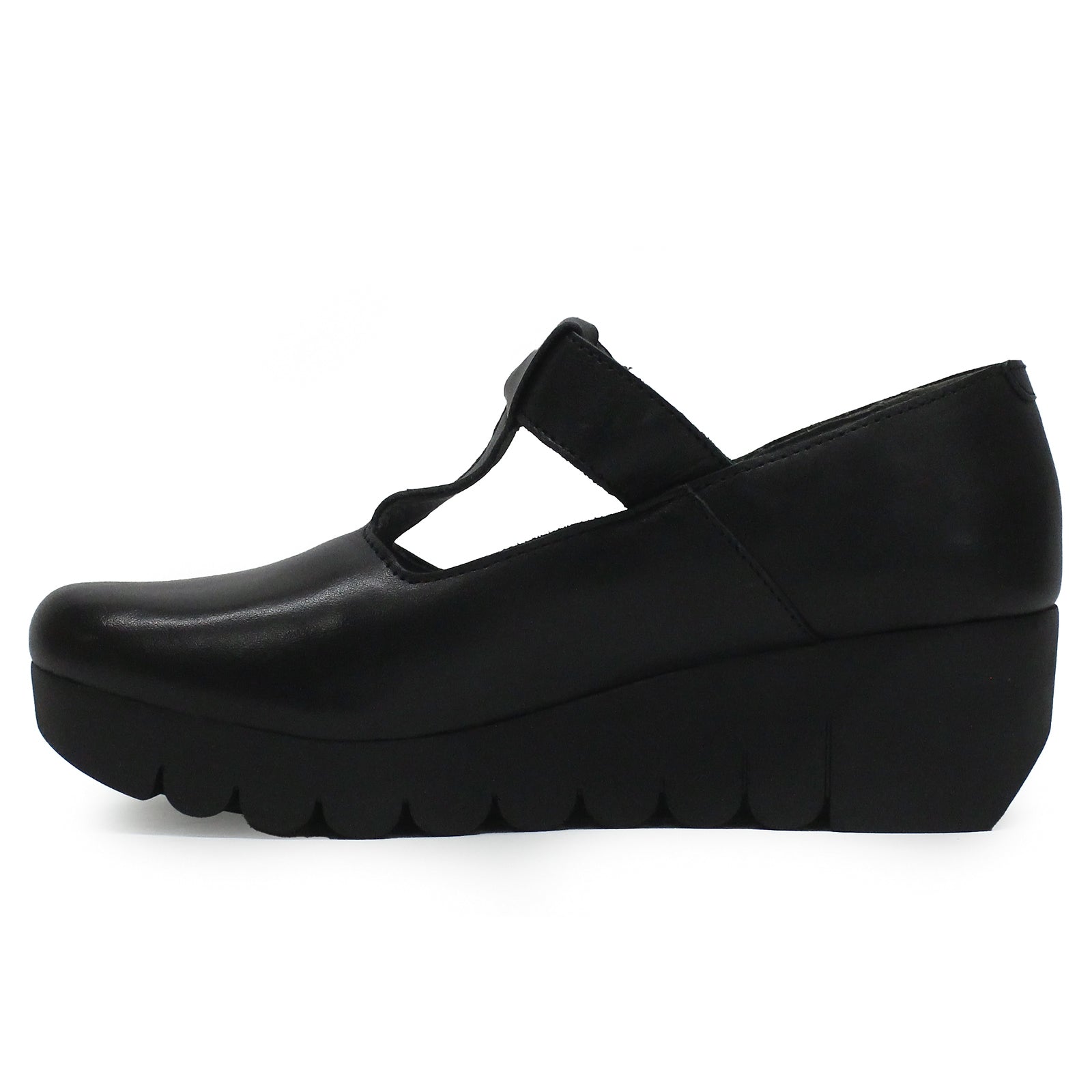 Fly London VEKA339FLY Burn Leather Womens Shoes#color_black