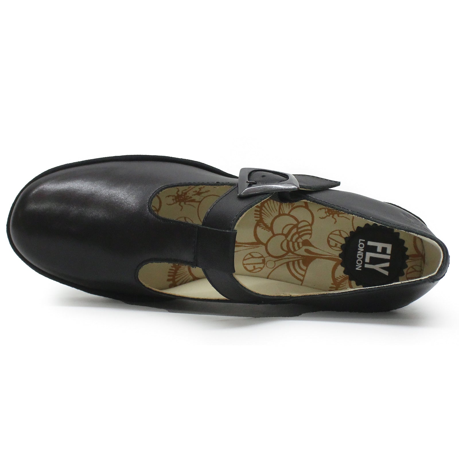Fly London YALD598FLY Dublin Leather Womens Shoes#color_black