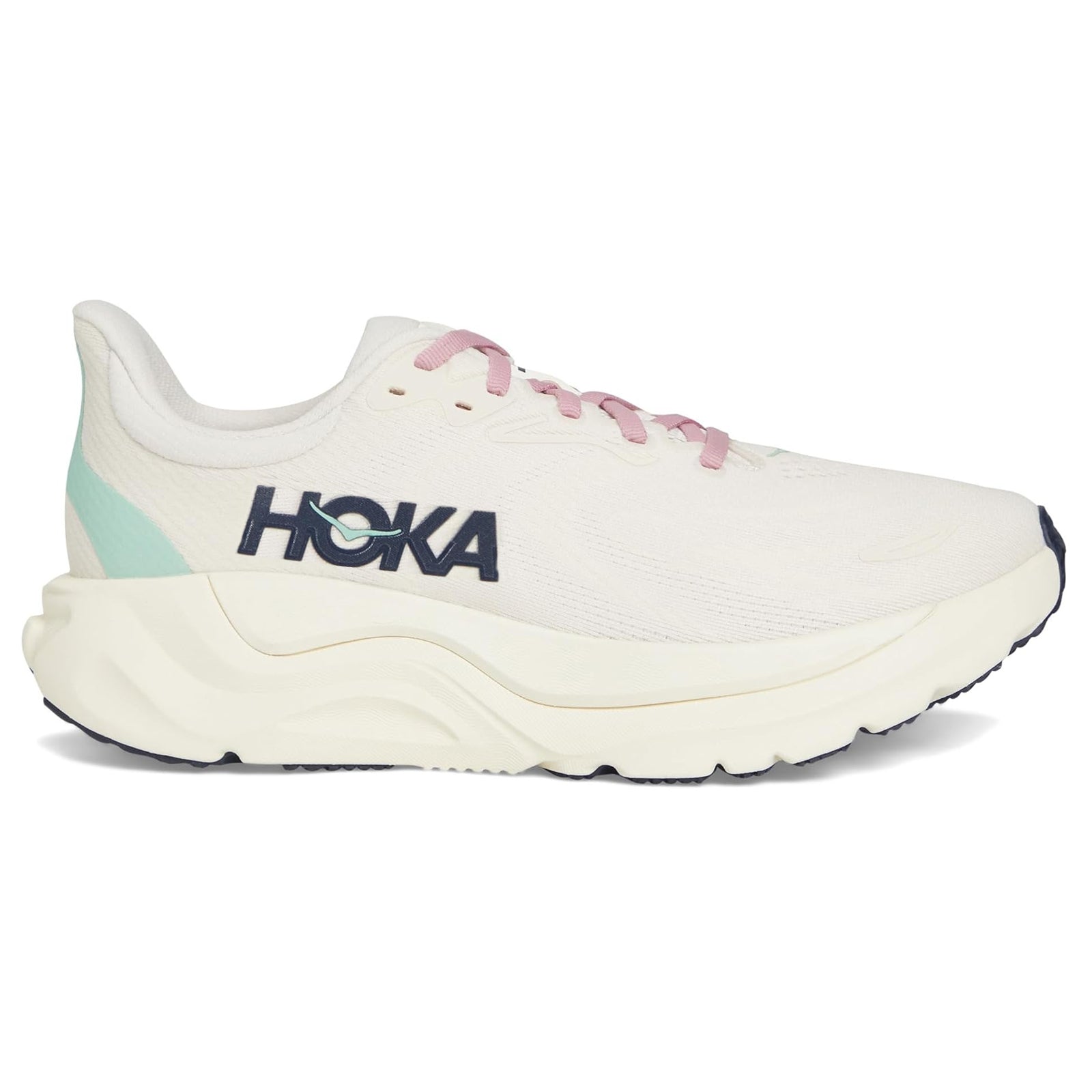 Hoka Arahi 8 Textile Synthetic Womens Trainers#color_rose cream alabaster