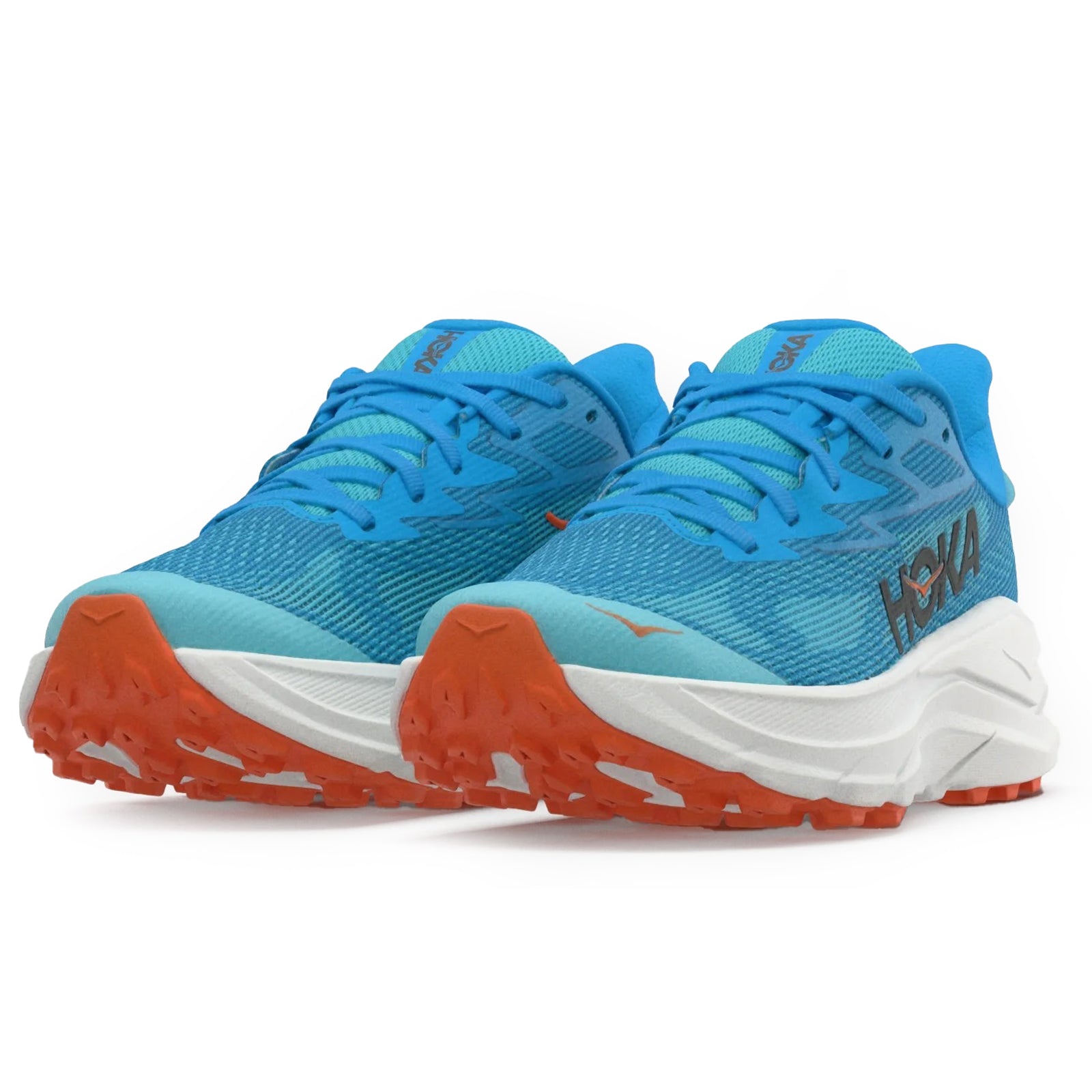 Hoka Challenger 8 Textile Synthetic Womens Trainers#color_skyward blue cielo blue