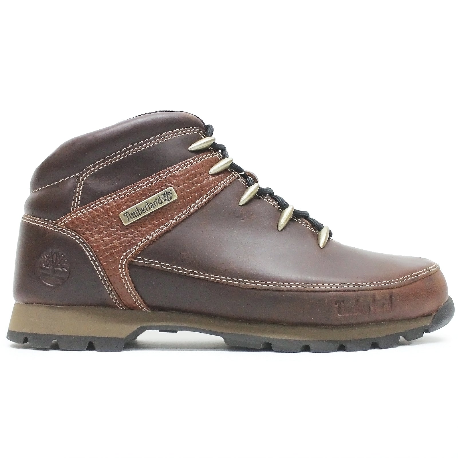 Timberland Euro Sprint Mid Lace Full Grain Leather Mens Boots#color_brown