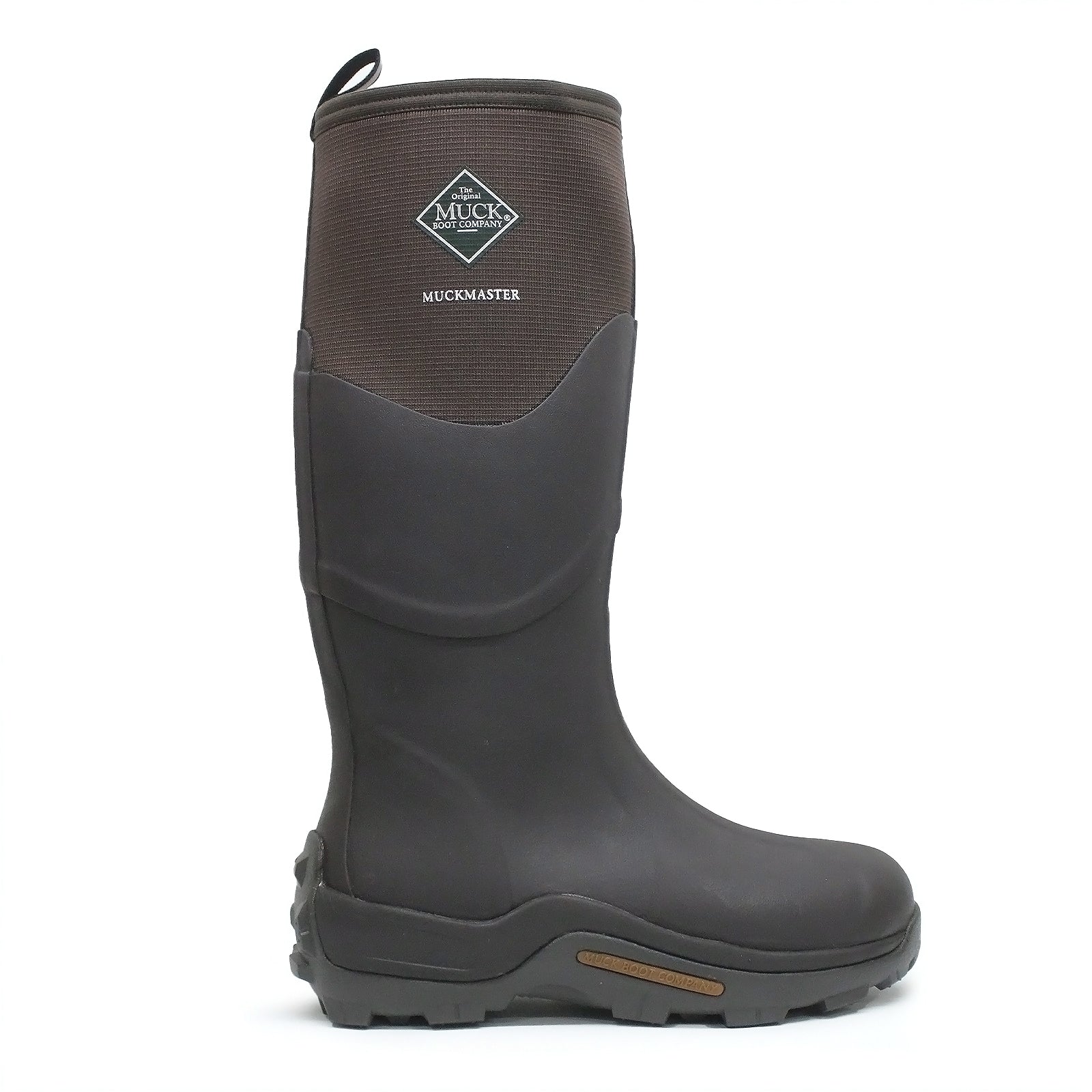 Muck Boot Muckmaster Gold Rubber Synthetic Mens Boots#color_bark