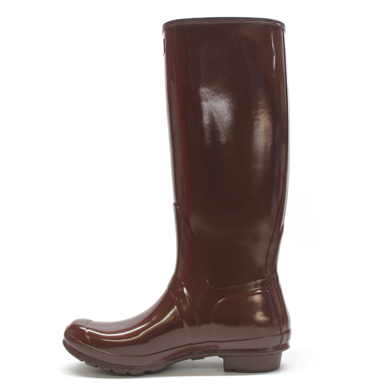 Hunter Original Tall Gloss Rubber Womens Boots#color_brown bolt
