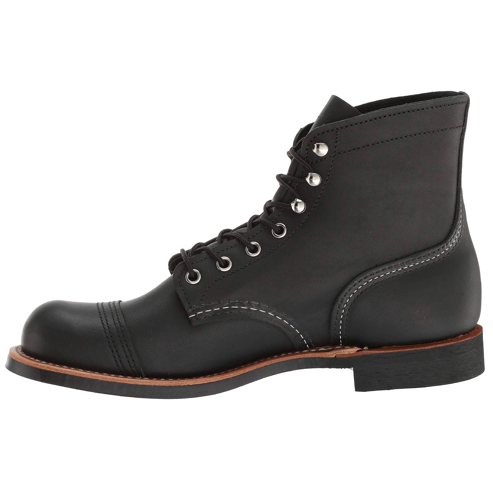 Red Wing Iron Ranger Full Grain Leather Mens Boots#color_black
