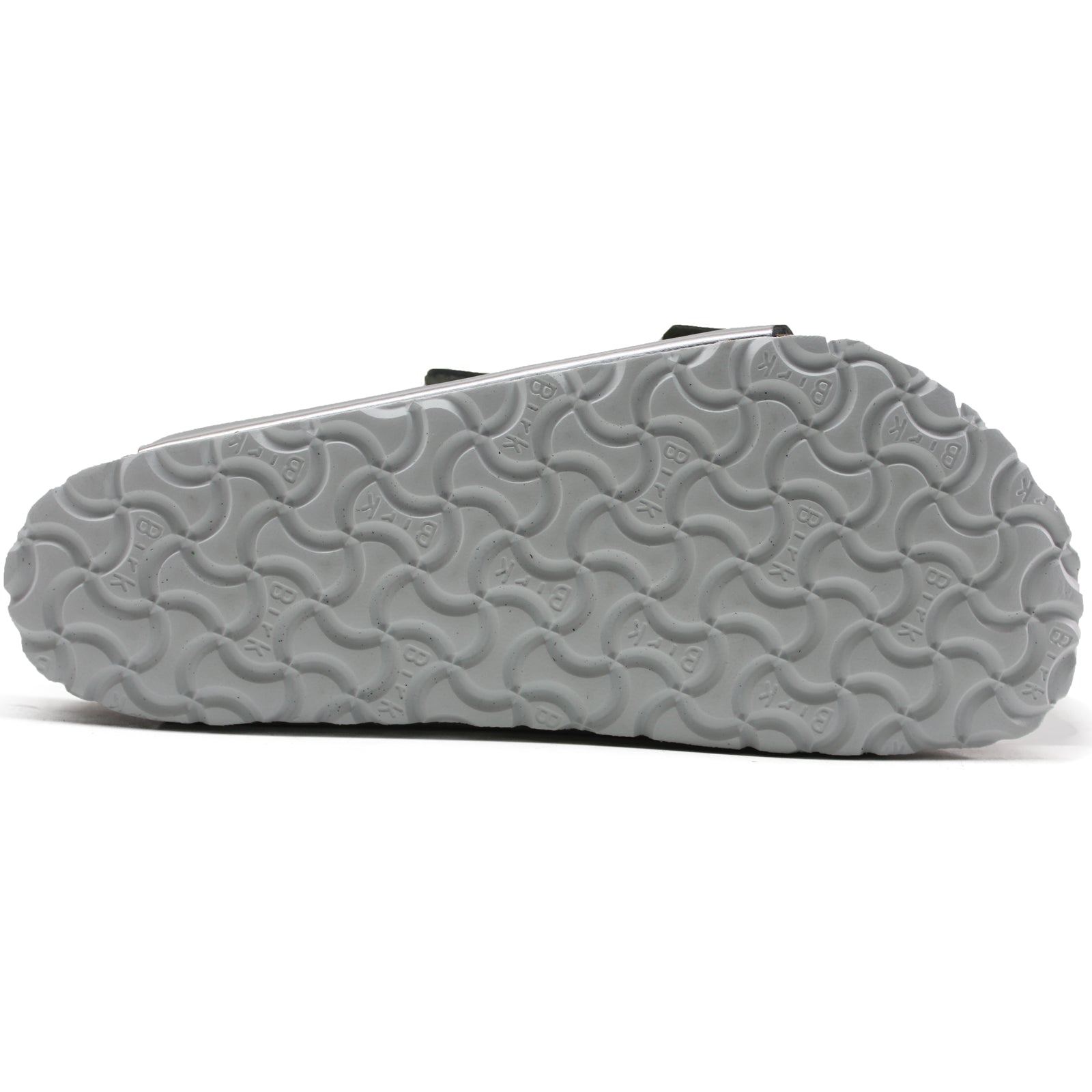 Birkenstock Arizona Soft Footbed 1005960 Natural Leather Womens Sandals - Silver - 38#color_silver