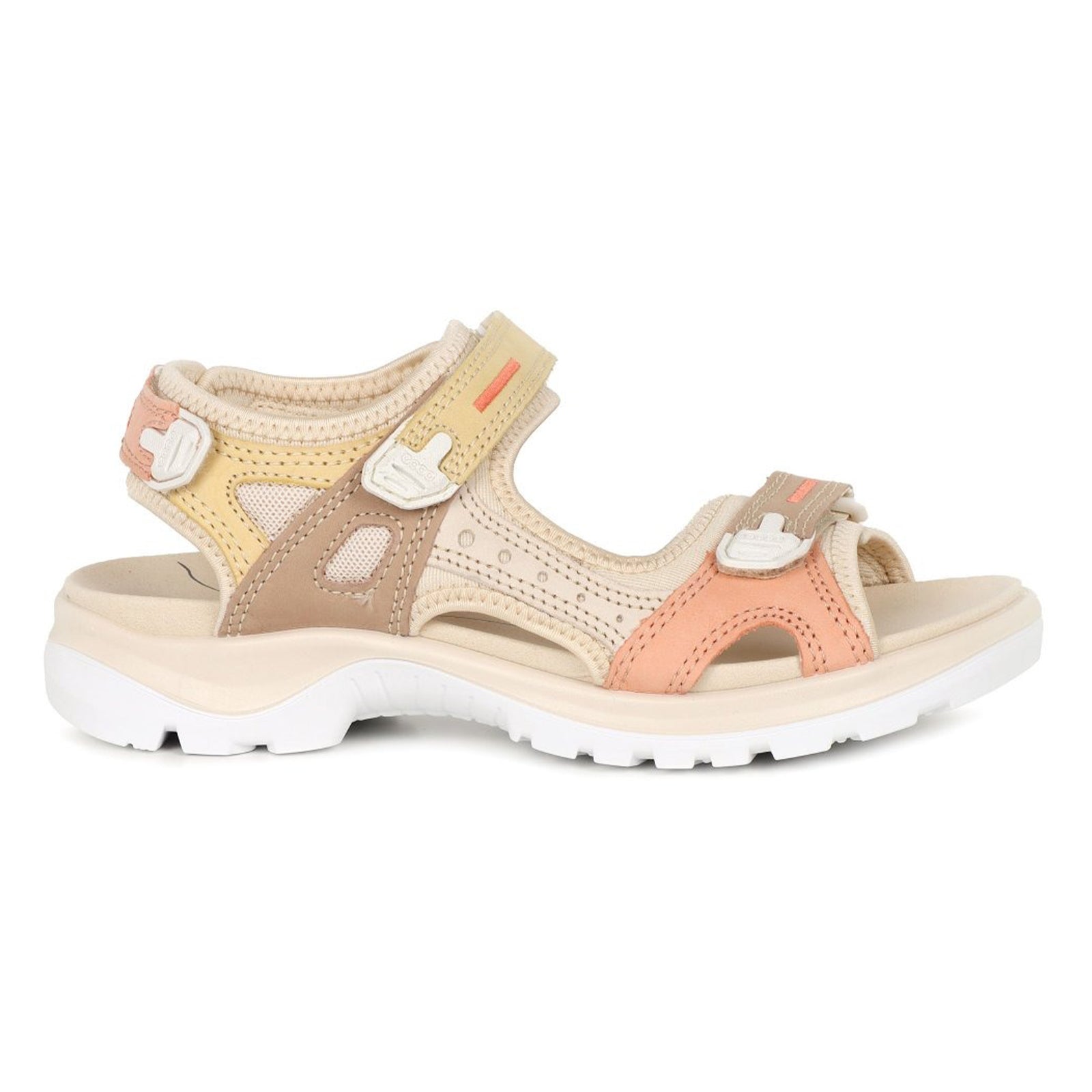 Ecco Offroad Nubuck Women's Slingbacks Multicolor Straw Sandals