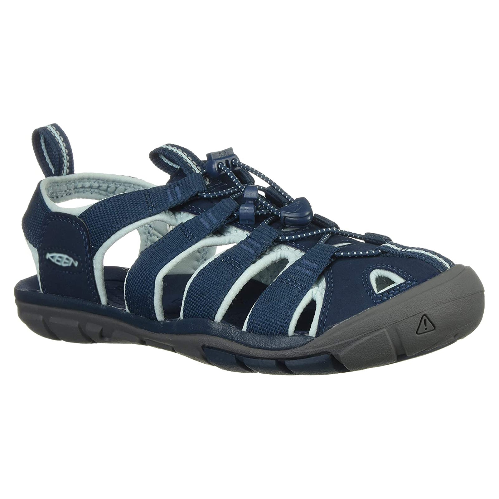 Keen Clearwater CNX Textile Womens Sandals#color_navy blue glow