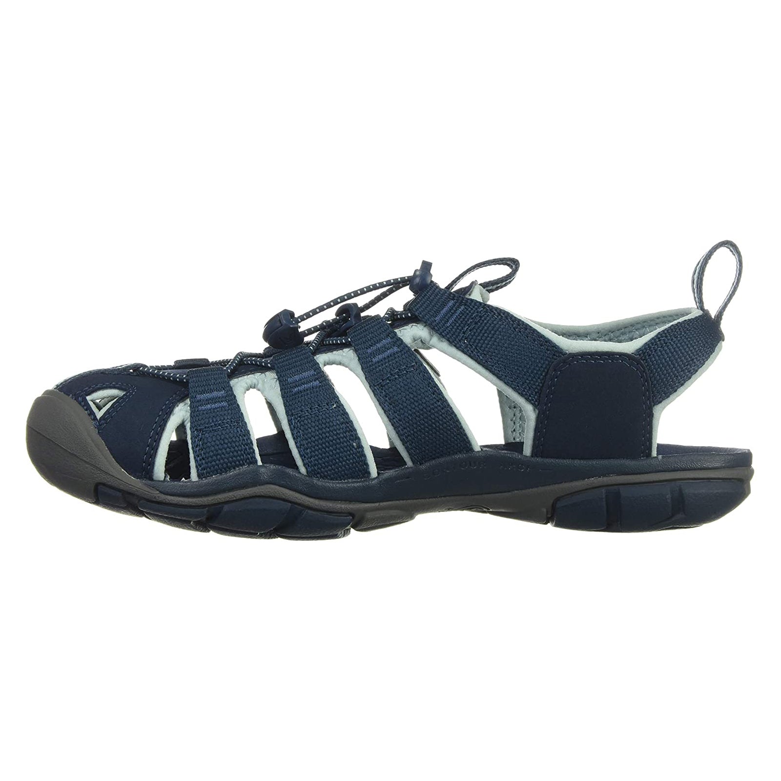 Keen Clearwater CNX Textile Womens Sandals#color_navy blue glow