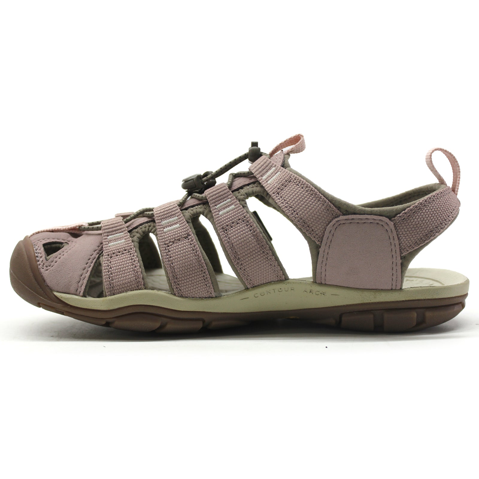 Keen Clearwater CNX Textile Womens Sandals#color_timberwolf fawn