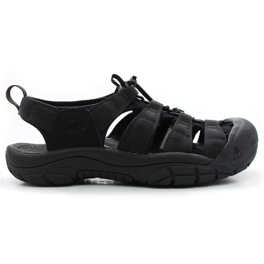 Keen Newport H2 Textile Mens Sandals#color_triple black