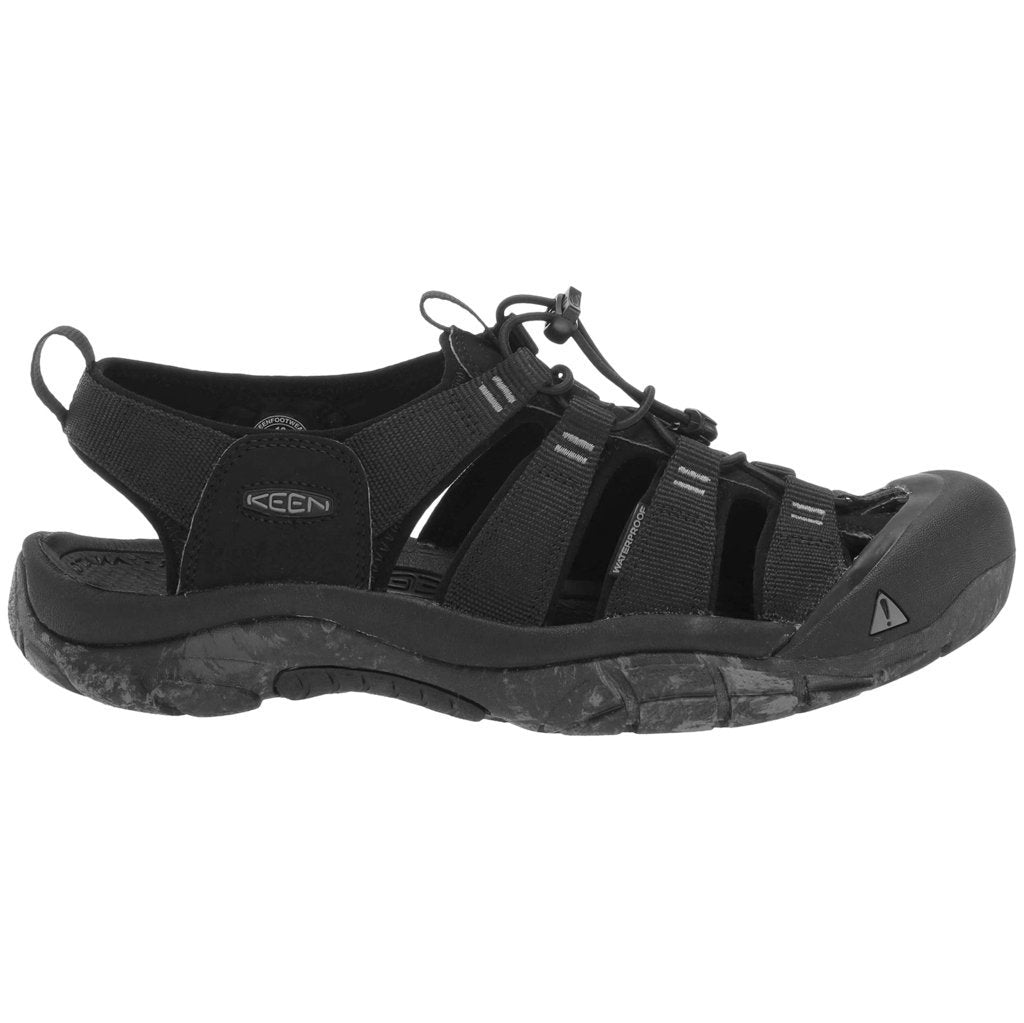 Keen Newport H2 Textile Mens Sandals#color_black swirl outsole