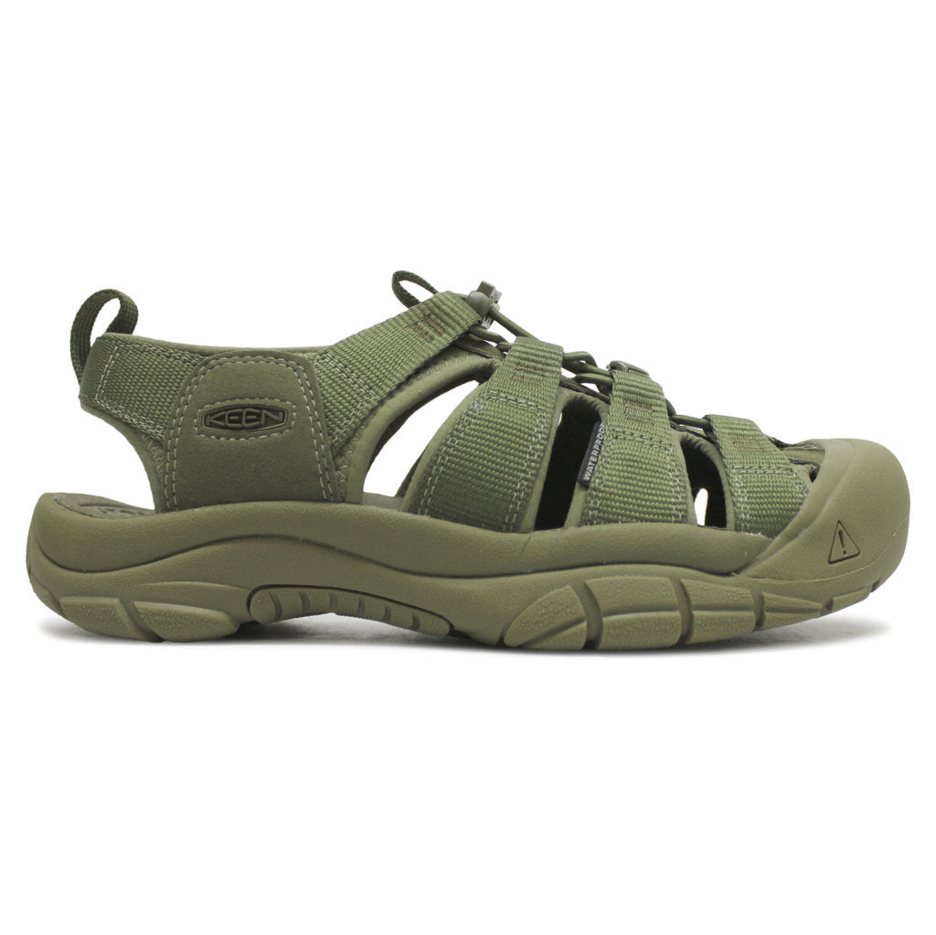 Keen Newport H2 Textile Mens Sandals#color_monochrome olive drab