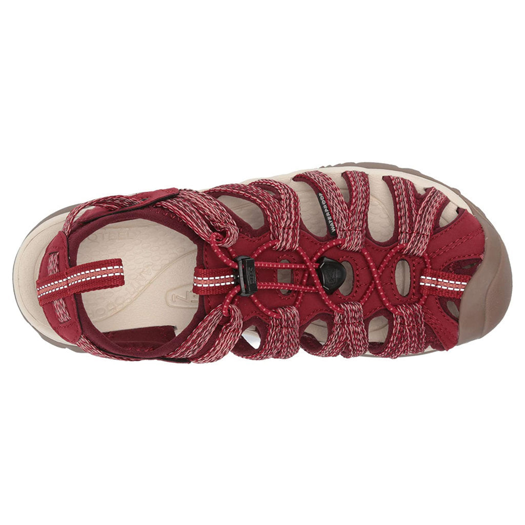Keen Whisper Textile Womens Sandals#color_red dahlia