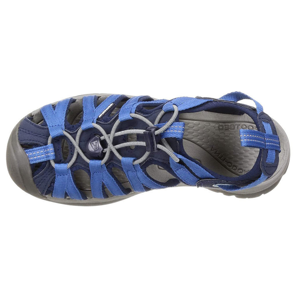 Keen Whisper Textile Womens Sandals#color_blue depths bright cobalt