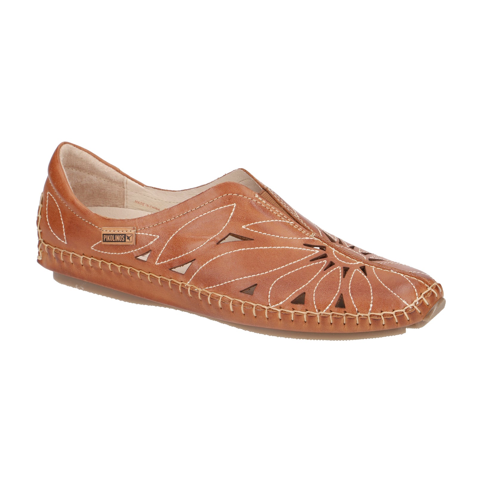 Pikolinos Jerez 578-7399 Leather Womens Shoes#color_sandy brandy