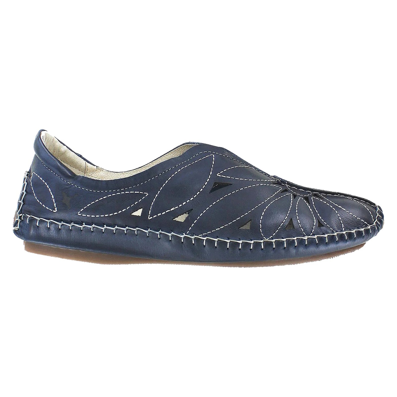 Pikolinos Jerez 578-7399 Leather Womens Shoes#color_blue
