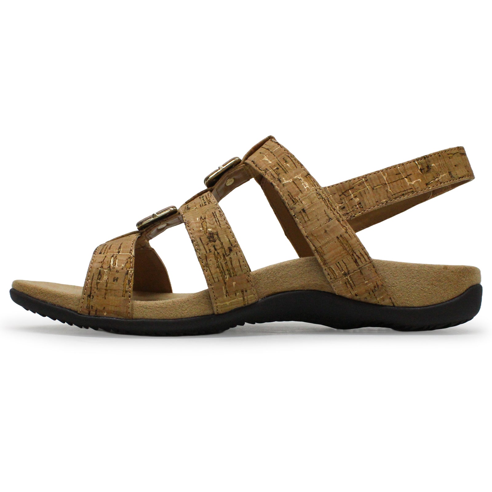 Vionic Rest Amber Synthetic Womens Sandals#color_gold cork