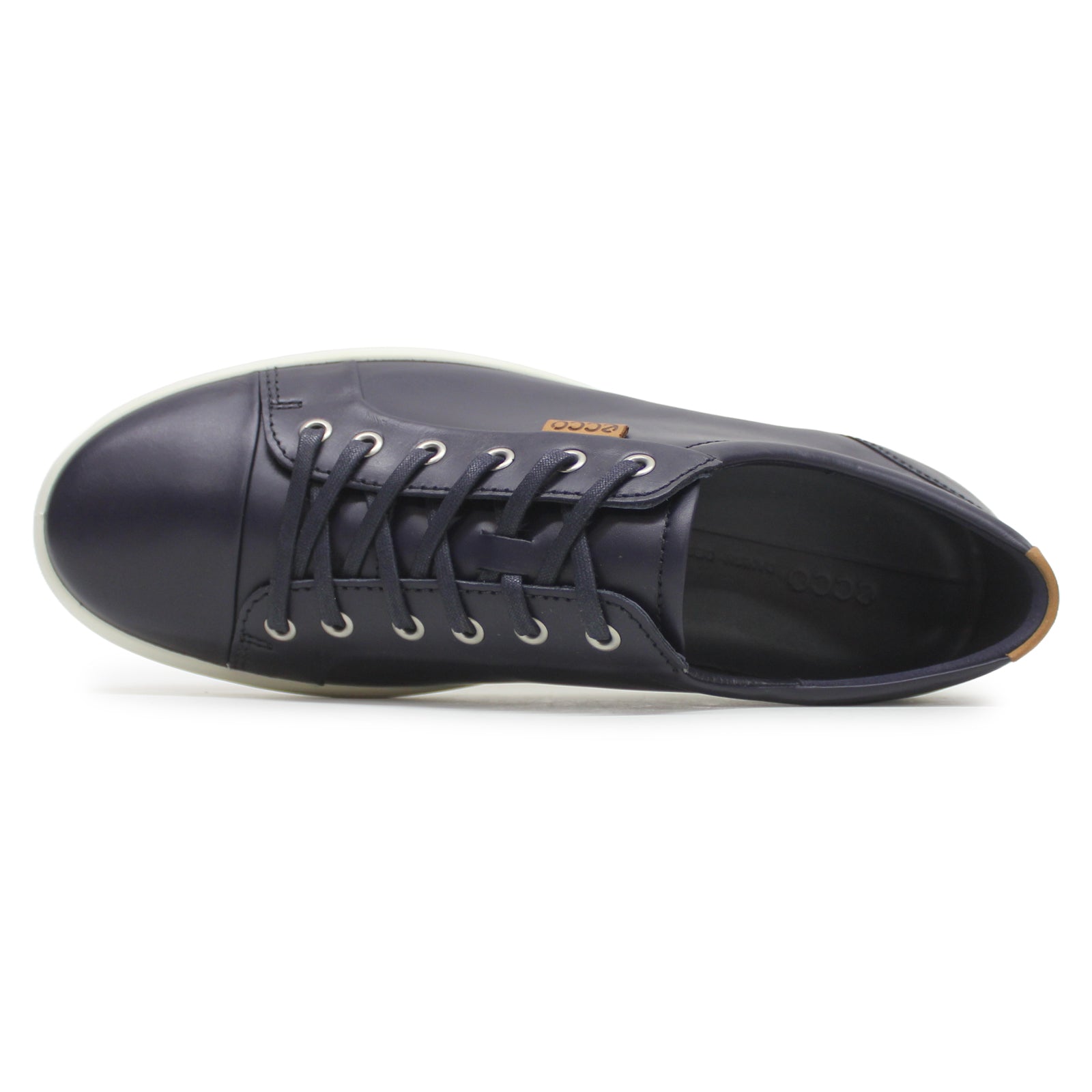 Ecco Soft 7 430004 Leather Mens Trainers#color_night sky