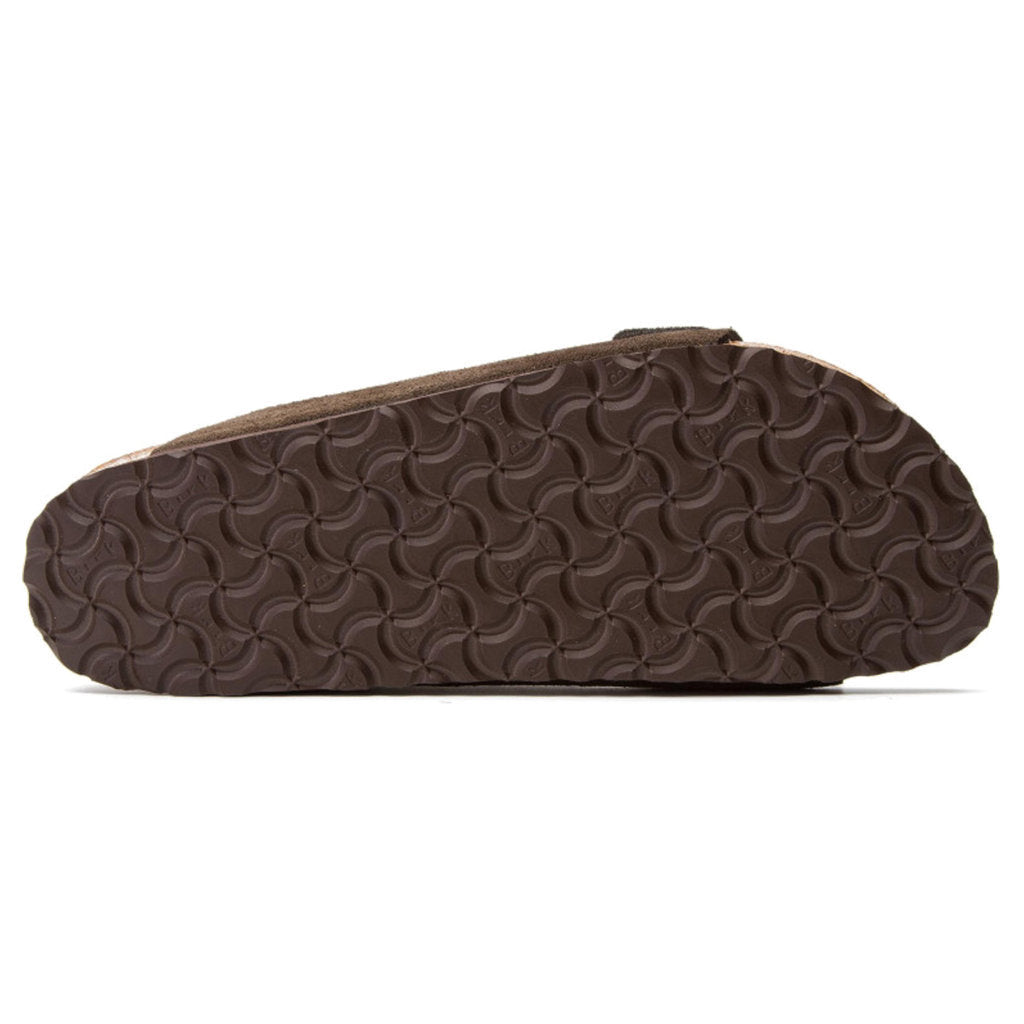 Birkenstock Arizona Soft Footbed Suede Unisex Sandals#color_mocca