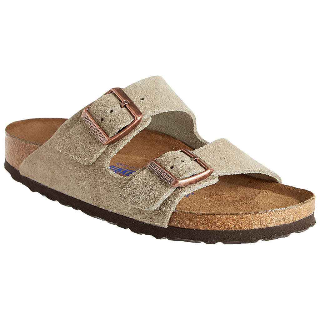 Birkenstock Arizona Soft Footbed Suede Unisex Sandals#color_taupe
