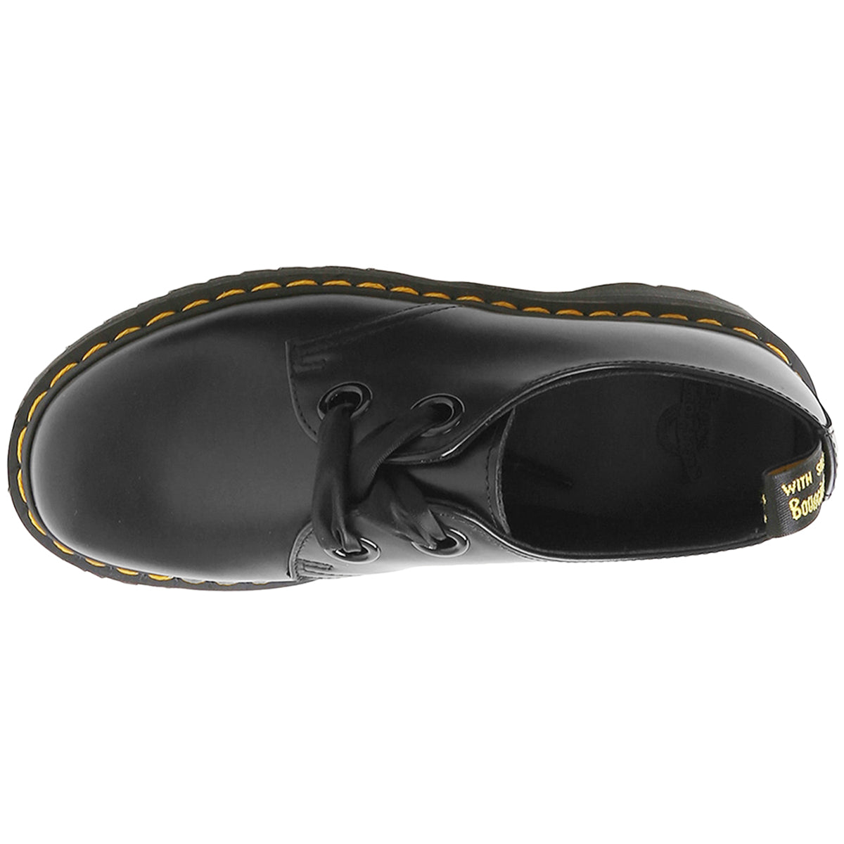 Dr. Martens Holly 25234001 Buttero Leather Womens Shoes - Black - 6#color_black