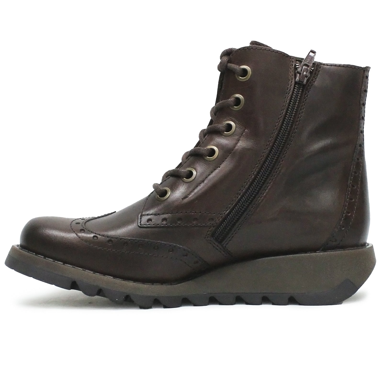 Fly London SARL069FLY Rug Leather Womens Boots#color_dark brown
