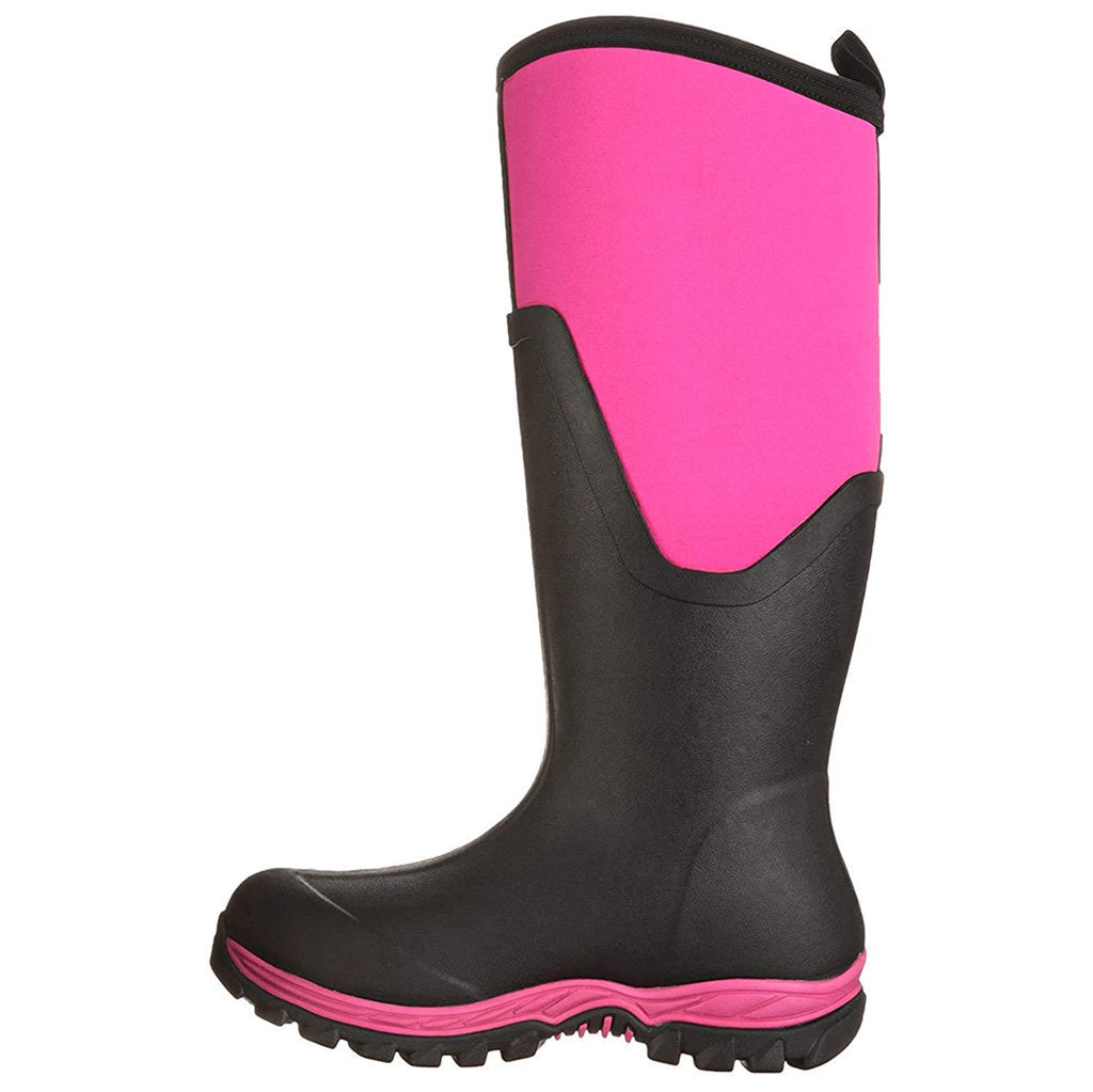 Muck Arctic Sport II Tall Synthetic Textile Womens Boots#color_black pink