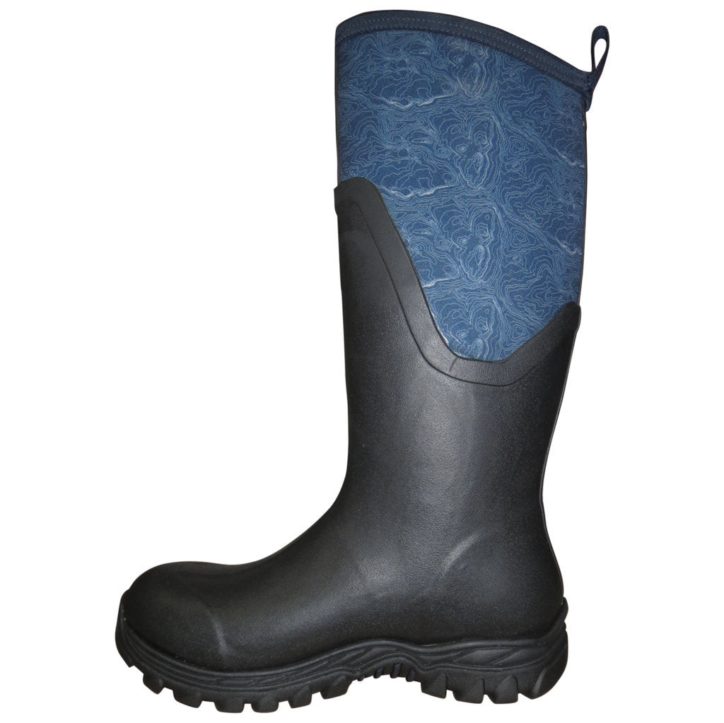 Muck Arctic Sport II Tall Synthetic Textile Womens Boots#color_navy