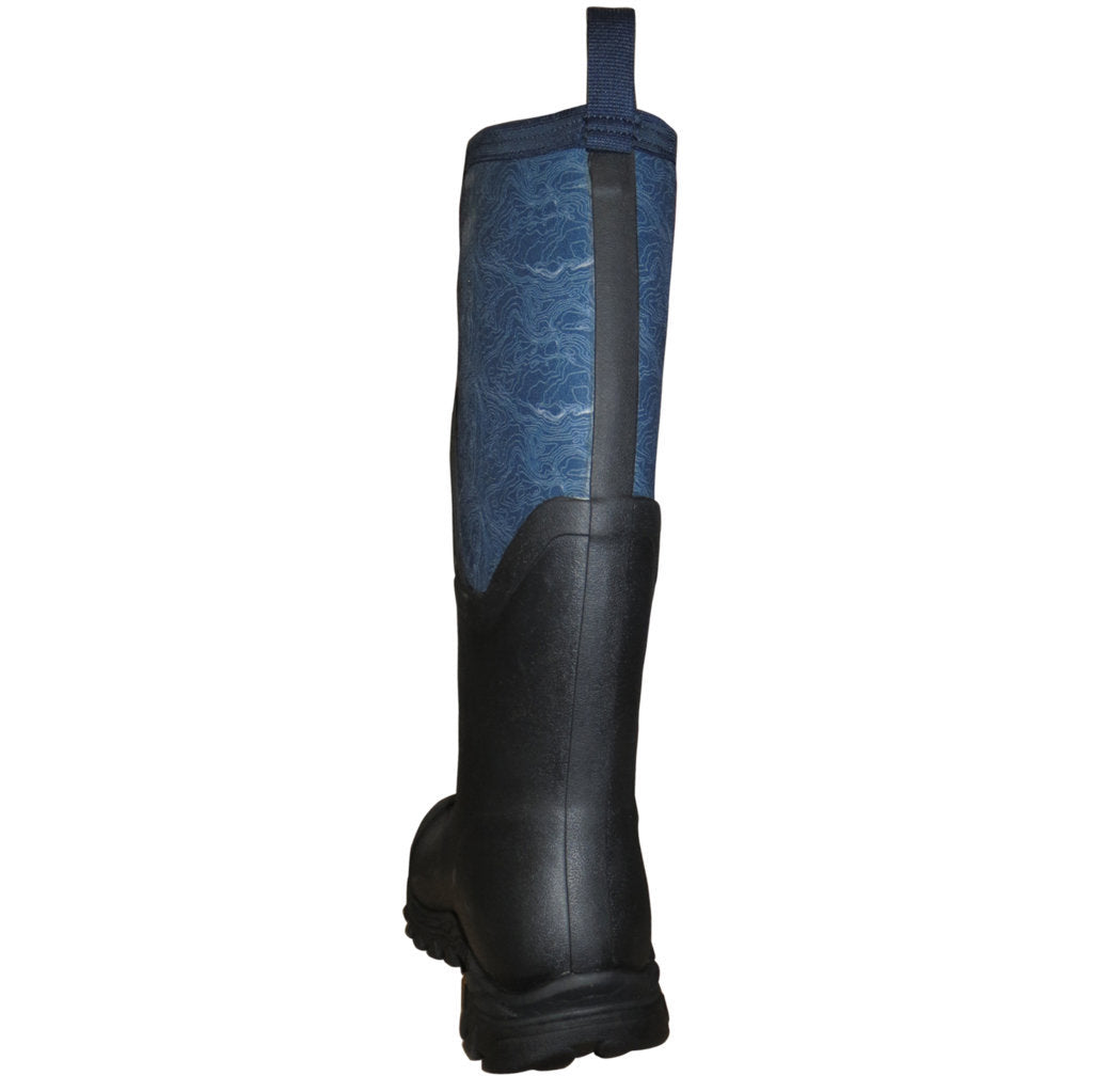 Muck Arctic Sport II Tall Synthetic Textile Womens Boots#color_navy