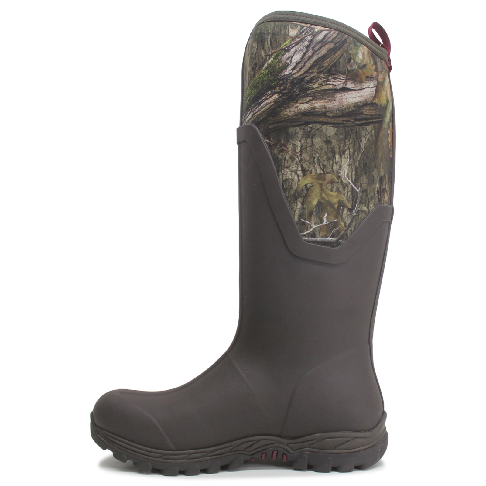 Muck Boot Arctic Sport II Tall Synthetic Textile Womens Boots#color_dark brown mossy oak country dna