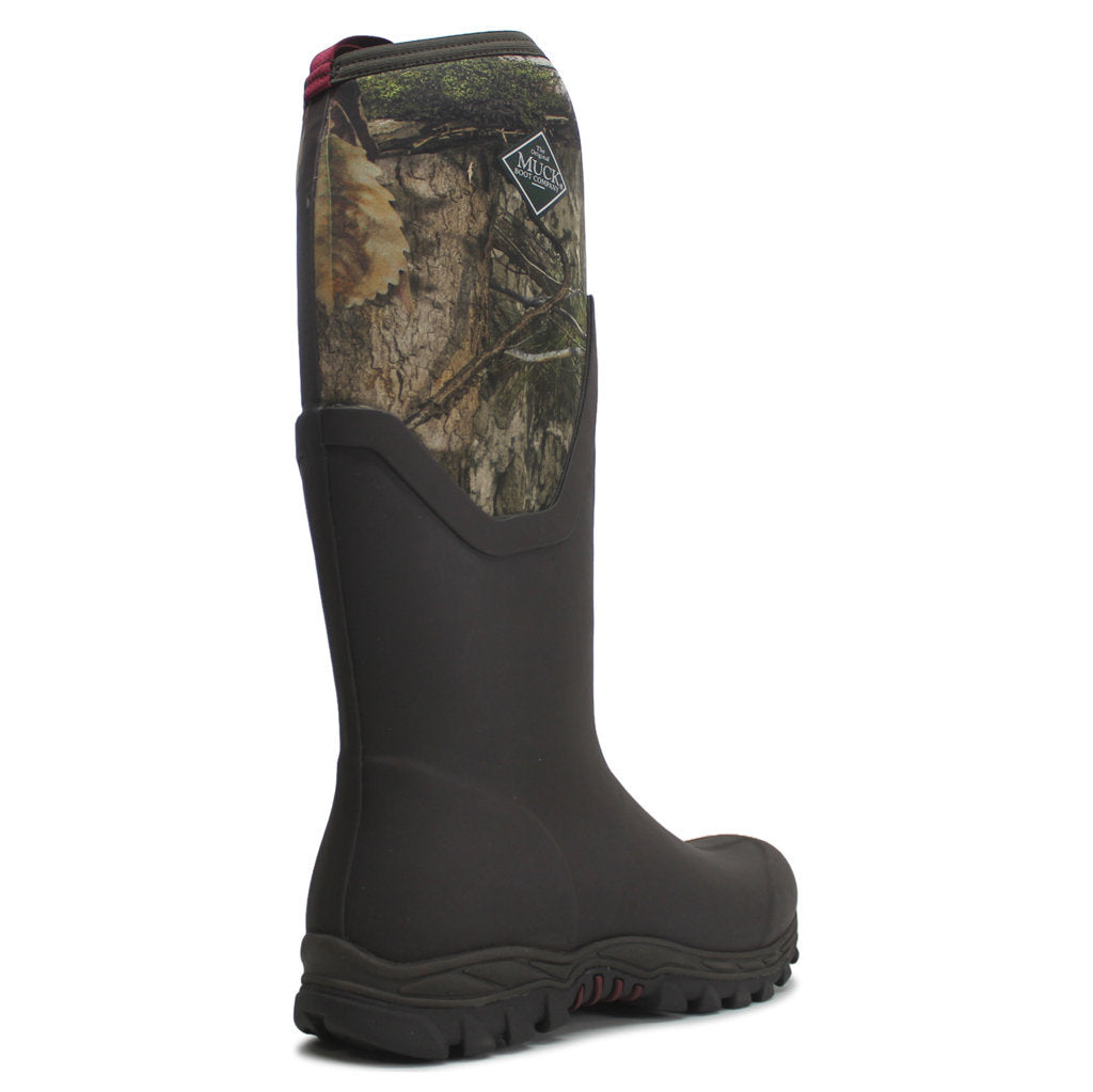 Muck Arctic Sport II Tall Synthetic Textile Womens Boots#color_dark brown mossy oak country dna