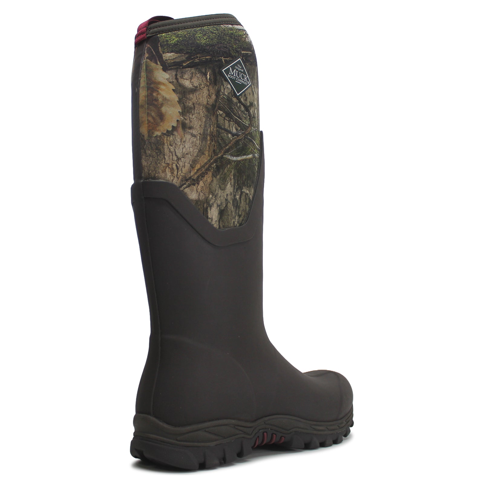 Muck Boot Arctic Sport II Tall Synthetic Textile Womens Boots#color_dark brown mossy oak country dna