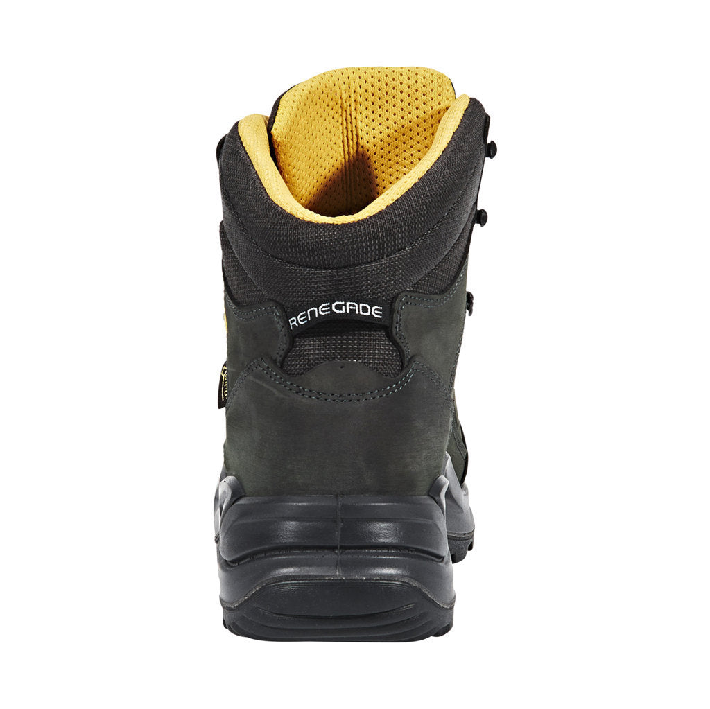 Lowa Renegade GTX Mid Nubuck Mens Boots#color_anthracite mustard