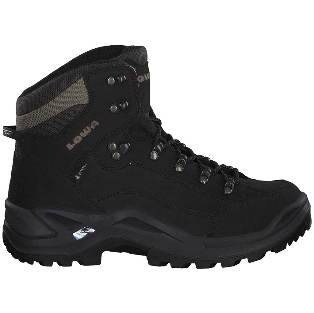 Lowa Renegade GTX Mid Nubuck Mens Boots#color_black pebble