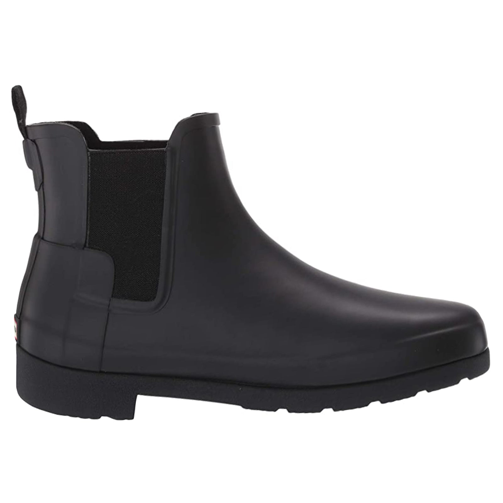 Hunter Original Refined Chelsea Rubber Womens Boots#color_black black