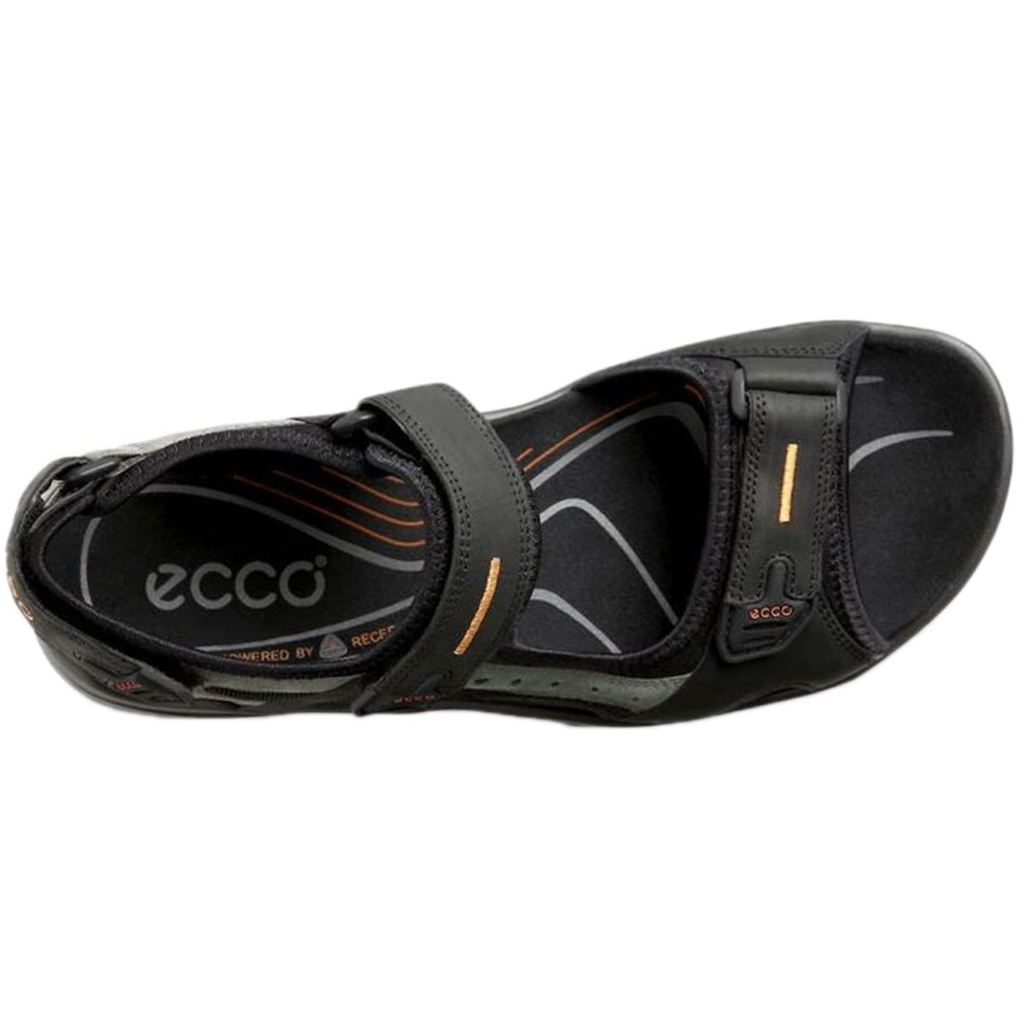 Ecco Offroad 069564 Nubuck Leather Mens Sandals#color_black mole