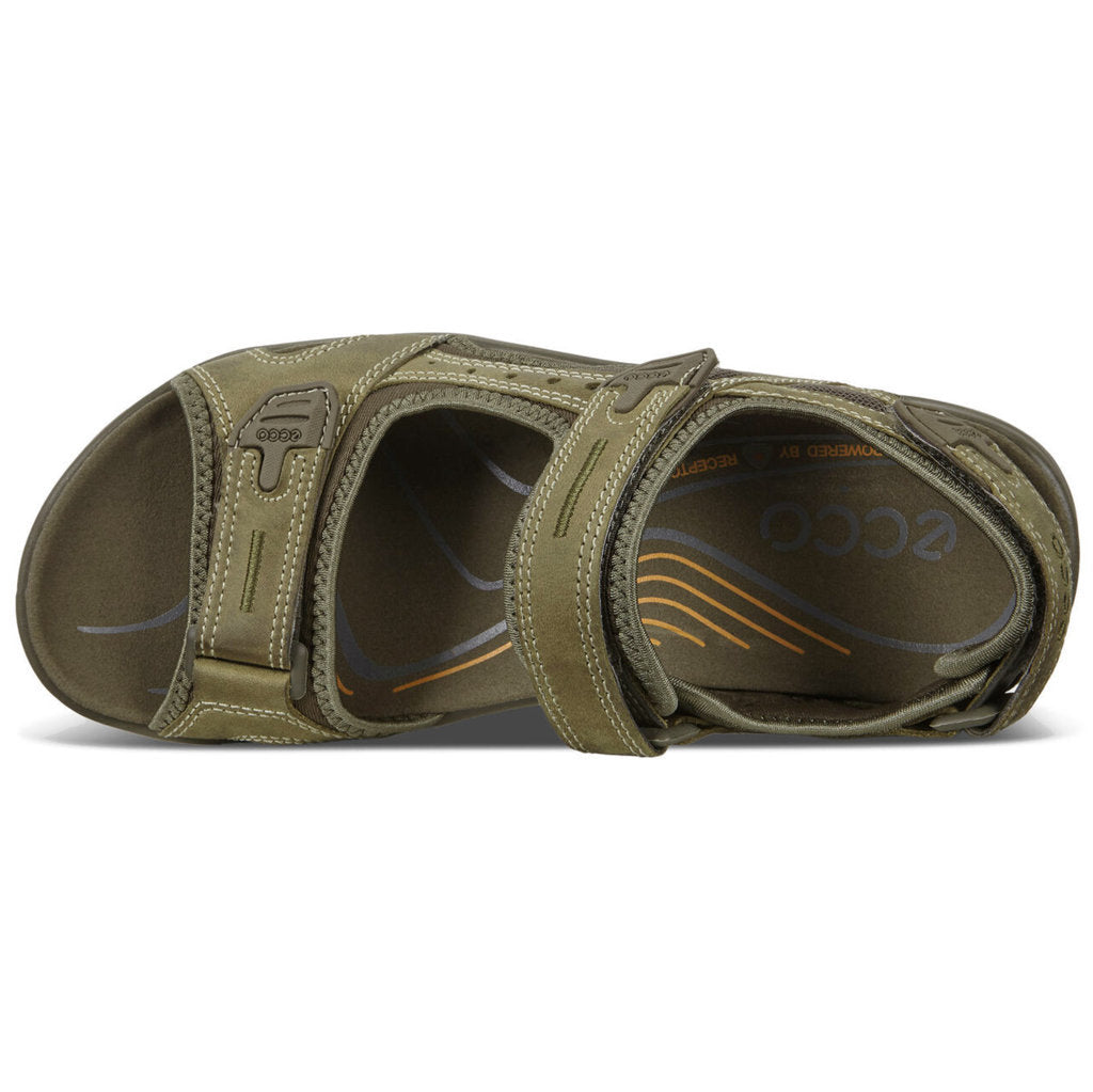 Ecco Offroad 069564 Nubuck Leather Mens Sandals#color_sage