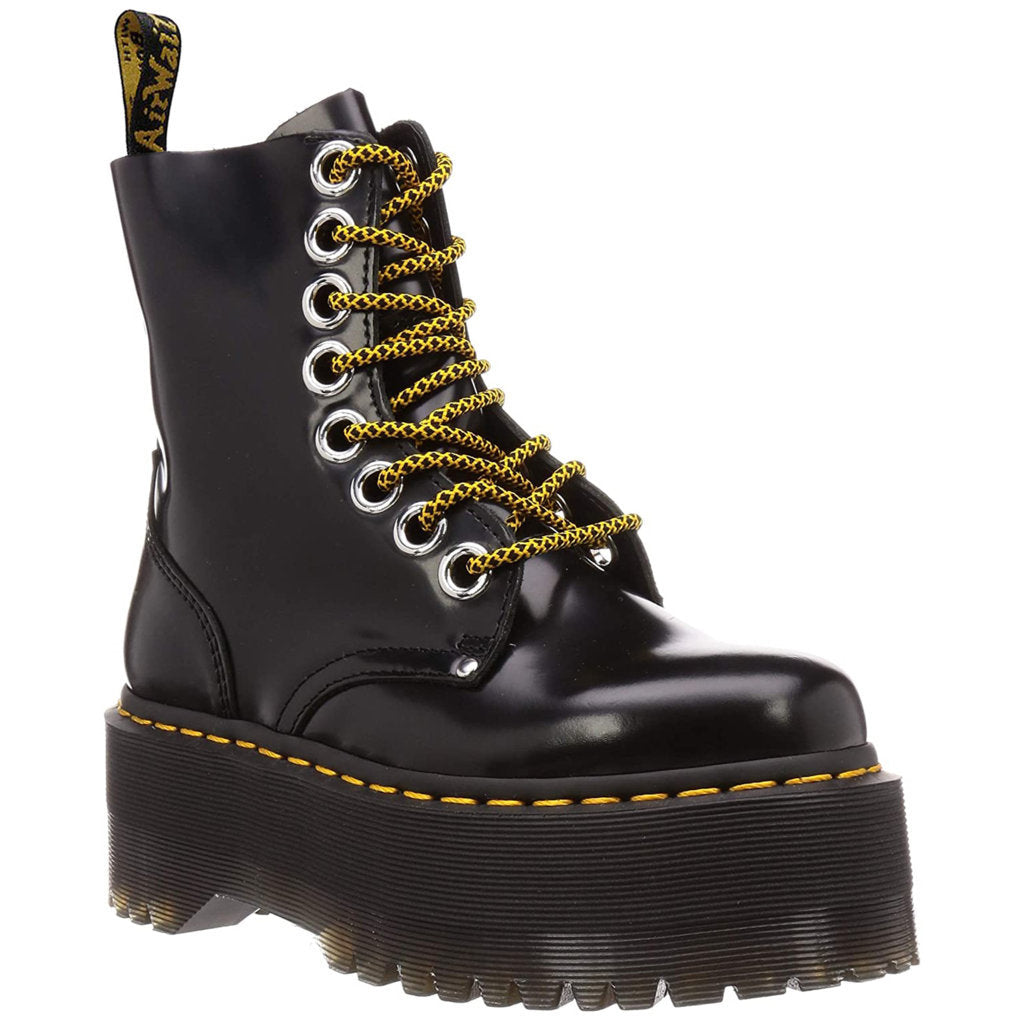 Dr. Martens Womens Boots Jadon Max Casual Ankle Lace-Up Zip-Up Buttero Leather - UK 5