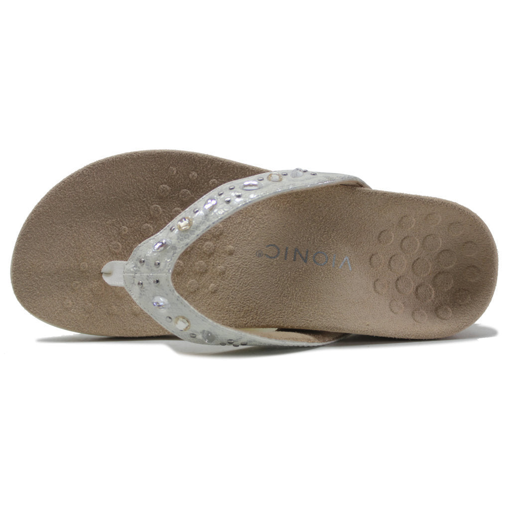 Vionic Rest Lucia SNK Synthetic Womens Sandals#color_white