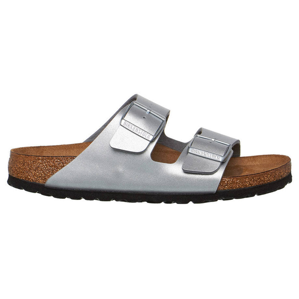 Birkenstock Arizona BS Birko-Flor Unisex Sandals#color_silver