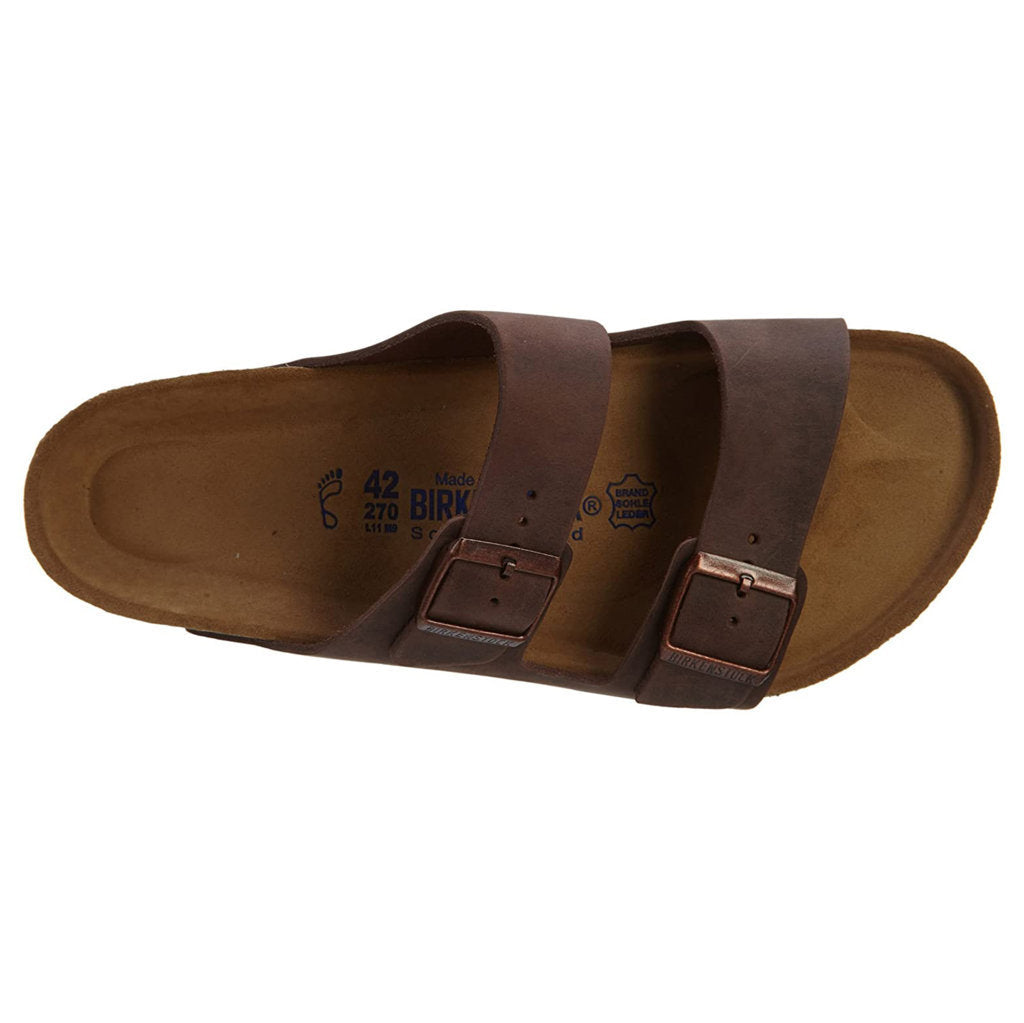 Birkenstock Arizona BS Waxy Leather Unisex Sandals#color_habana