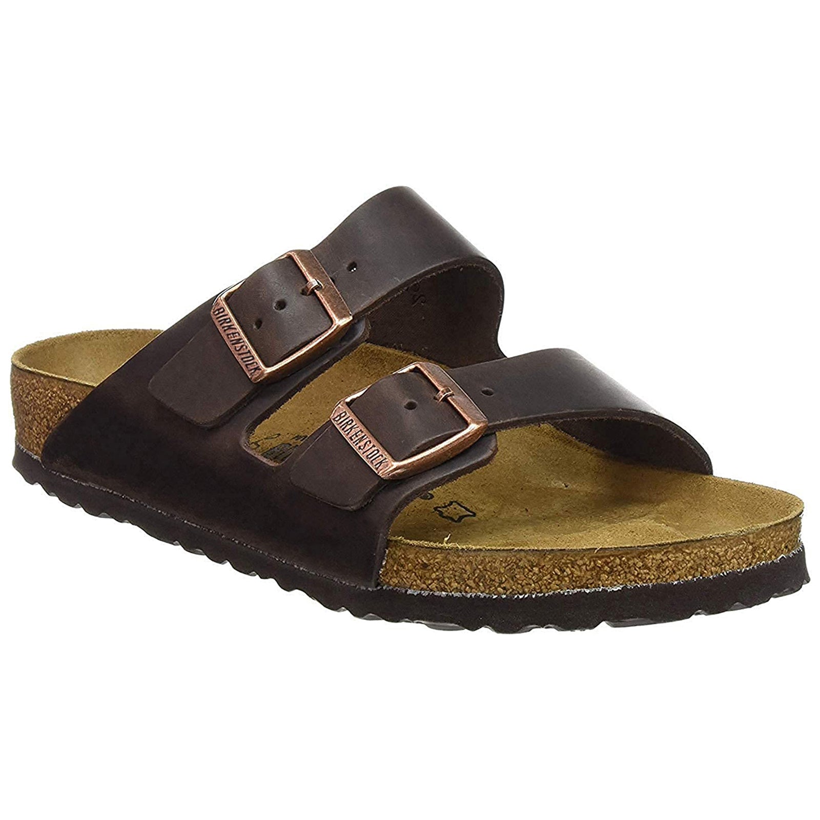 Birkenstock Arizona BS N Waxy Leather Unisex Sandals#color_habana