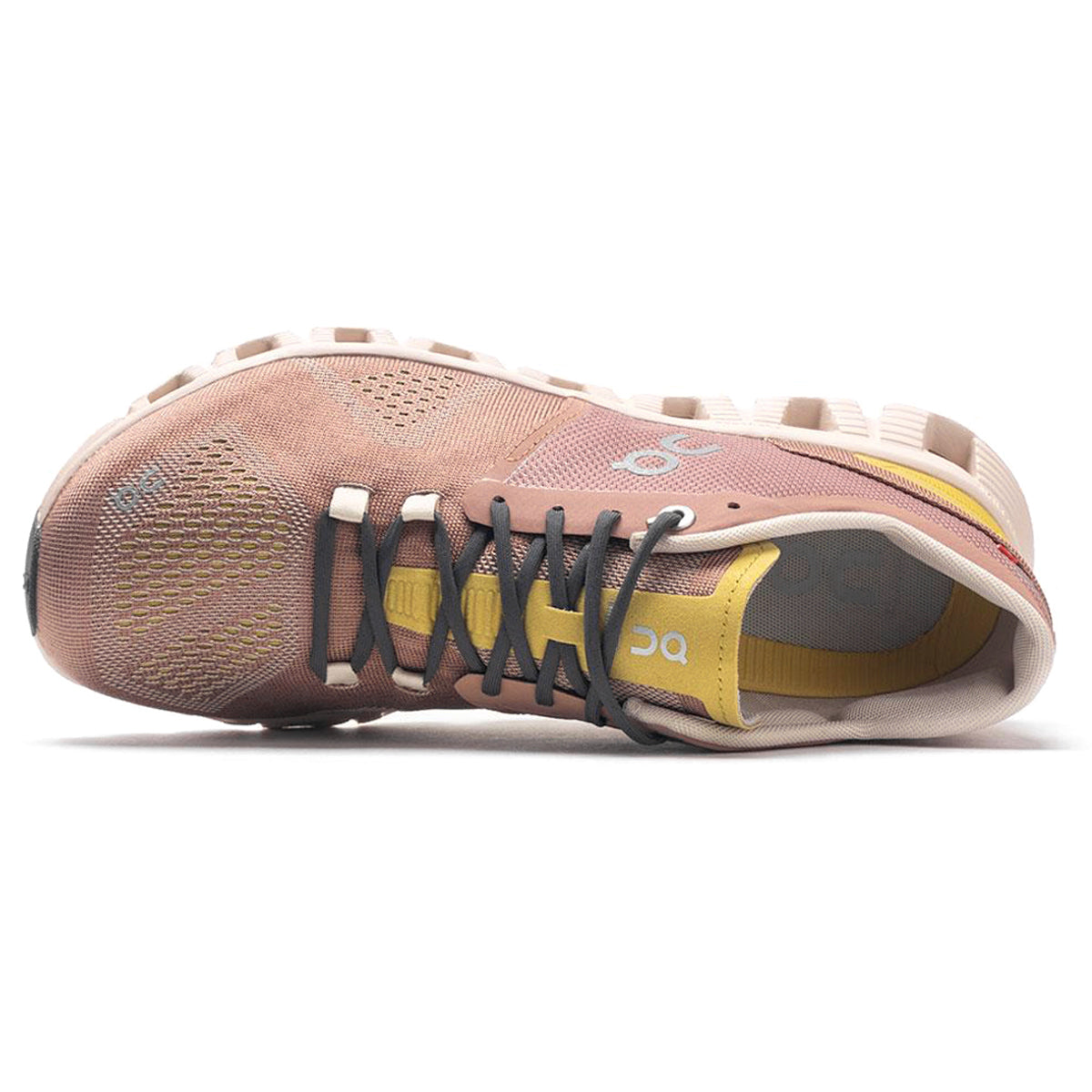 On Running Cloud X Synthetic Textile Womens Trainers#color_mocha sand