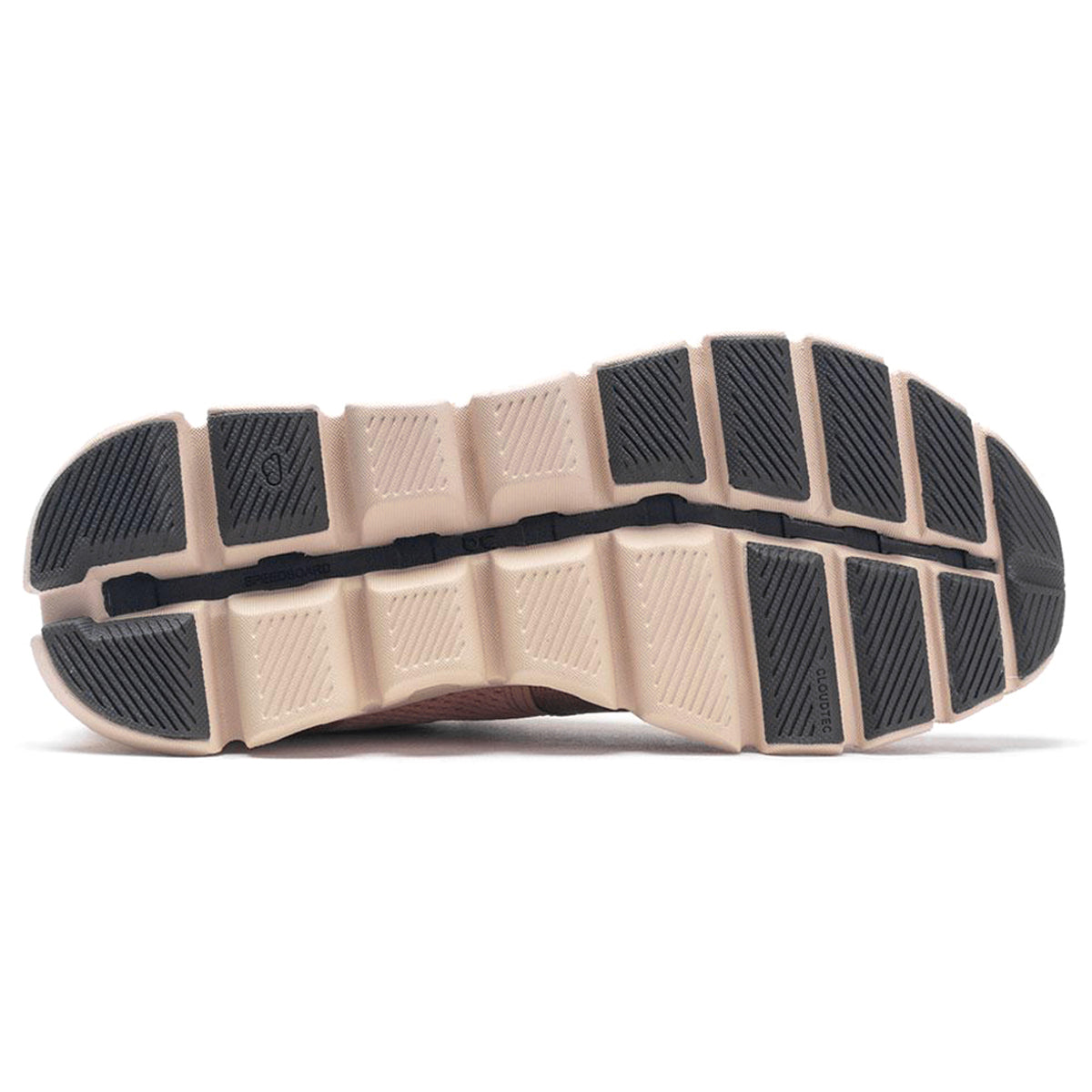 On Running Cloud X Synthetic Textile Womens Trainers#color_mocha sand