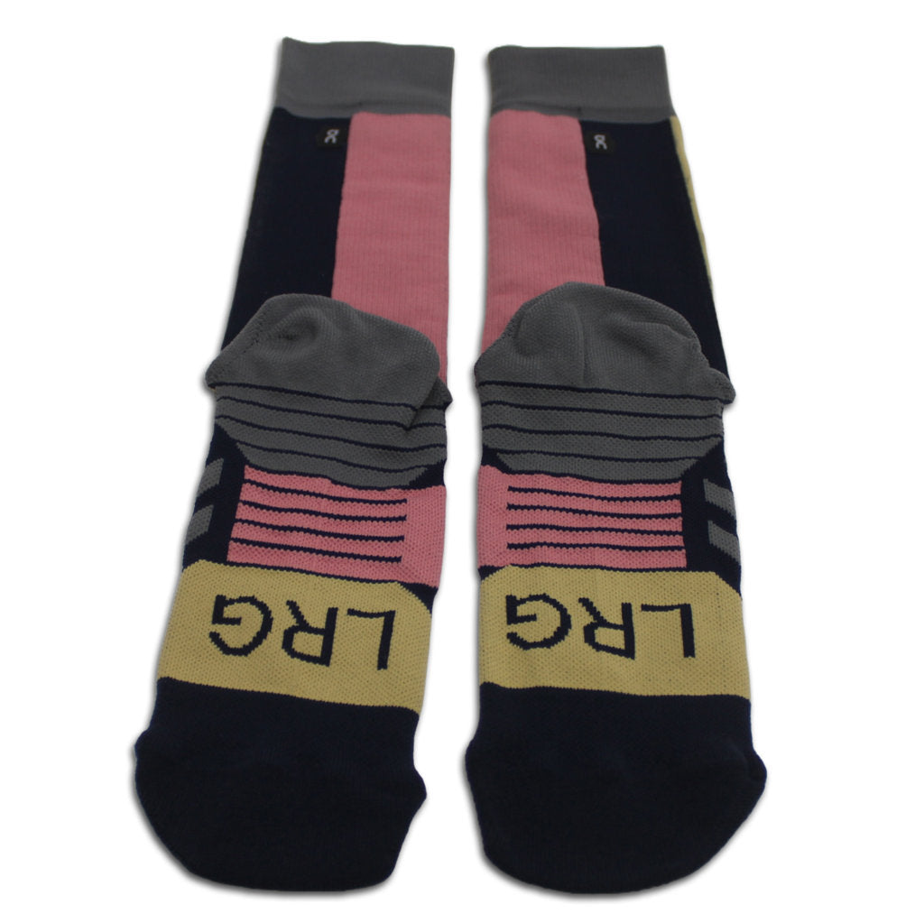 On High Sock Textile Mens Socks#color_navy dustrose