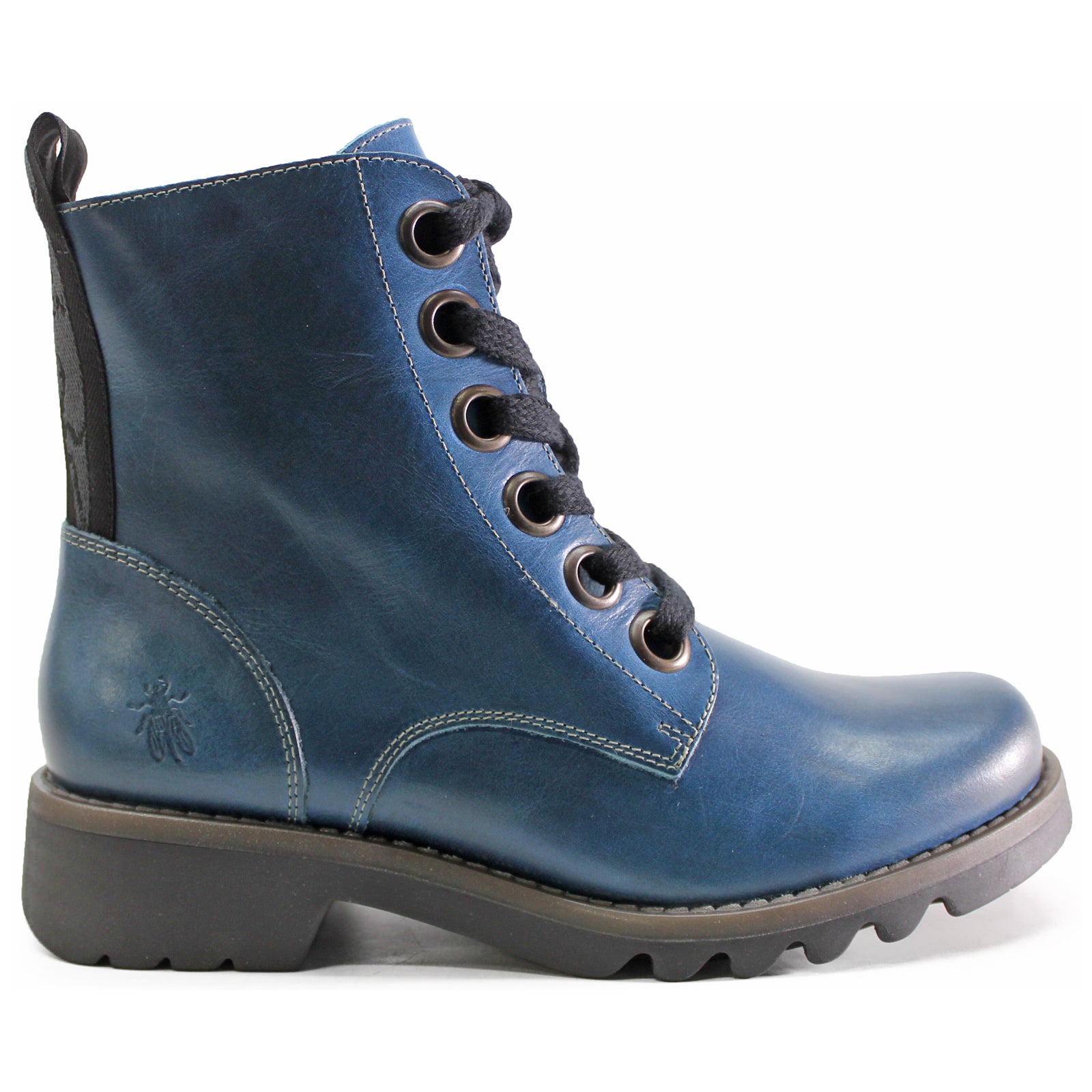 Fly London RAGI539FLY P144539017 Rug Leather Womens Boots - Royal Blue - 39#color_royal blue